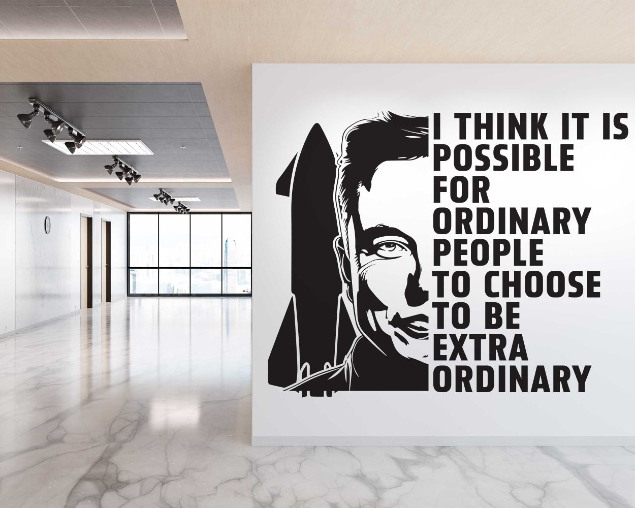 Inspirational Office Quotes Wall Stickers