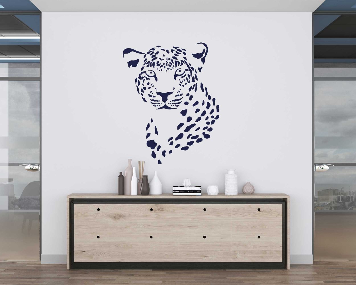 Best Leopards Animal Face Wall Decal