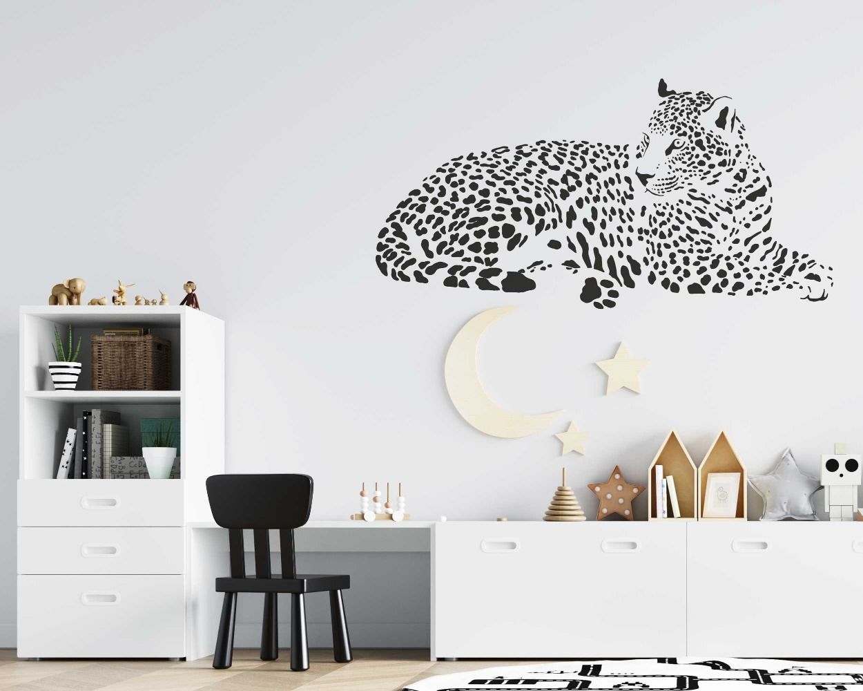Best Leopards Wild Animal Wall Sticker For Nursery Decoration