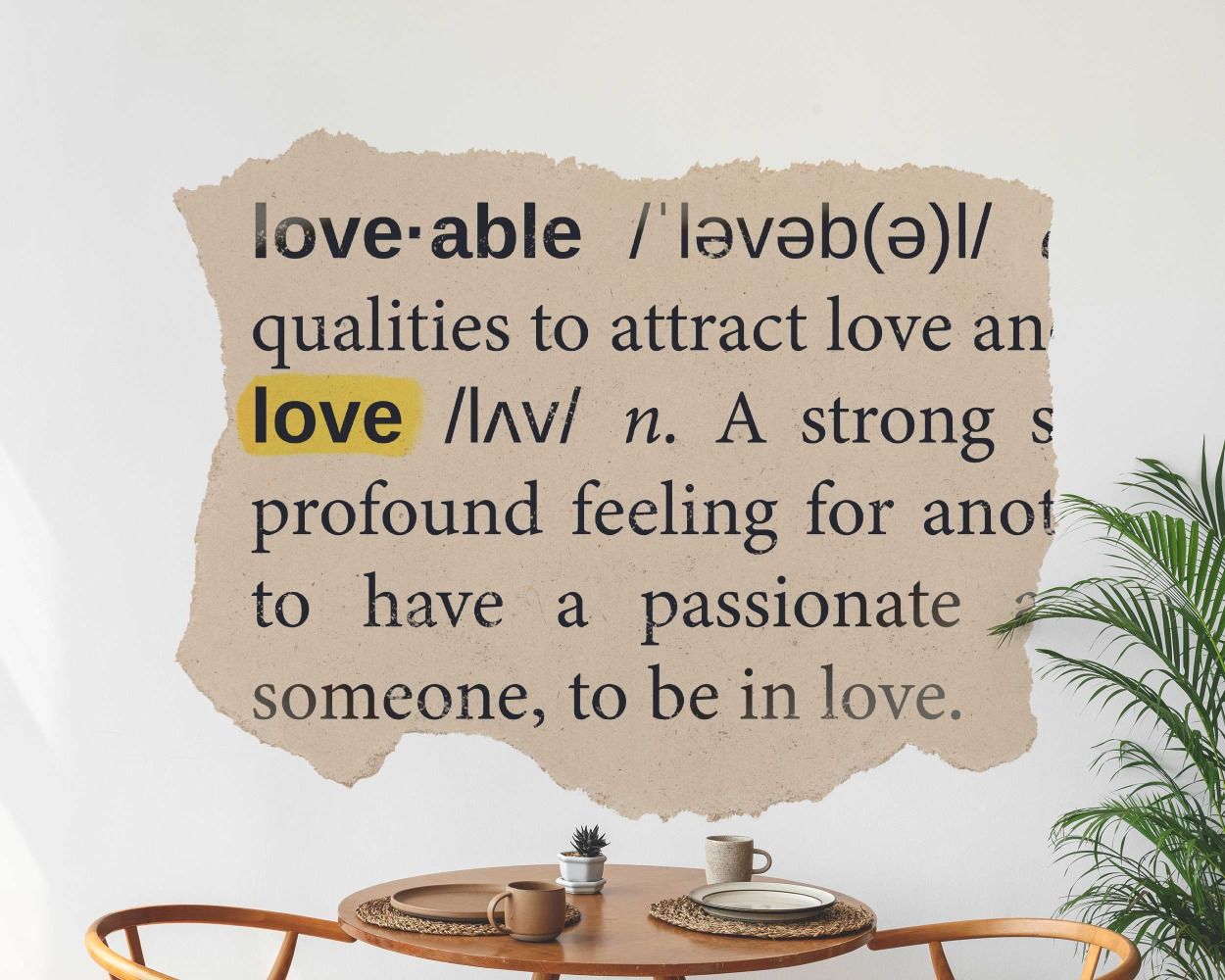 Love Dictionary Png Ephemera Collage Element Sticker For Home Decoration 