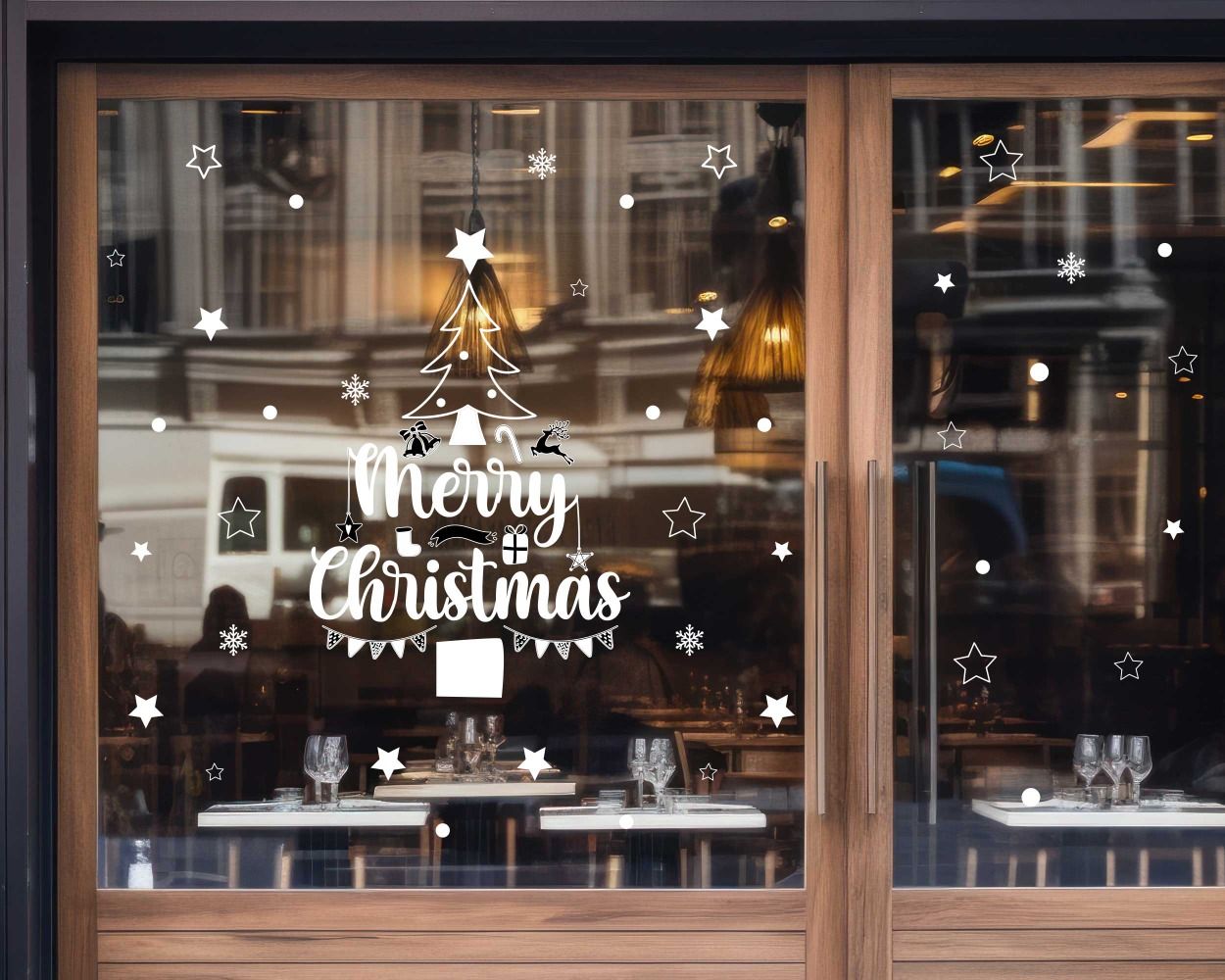 Best Merry Christmas Stickers For Window Glass Decor