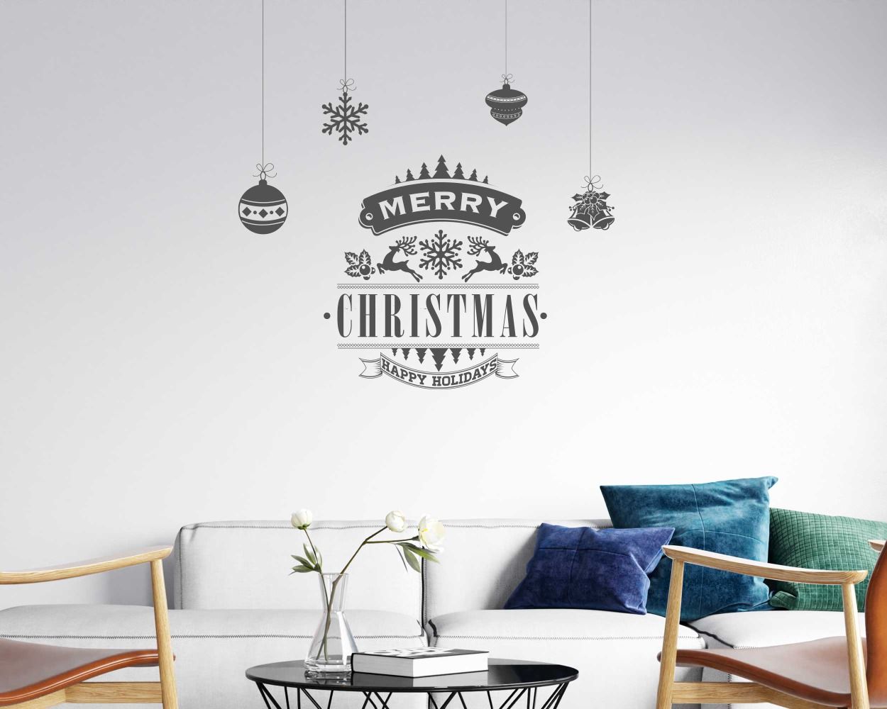 Best Merry Christmas Glass Vinyl Stickers For Window Decoration
