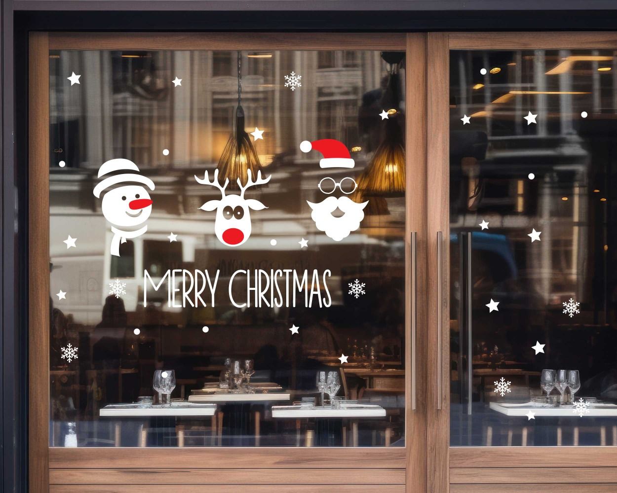 Best Merry Christmas Window Glass Vinyl Stickers