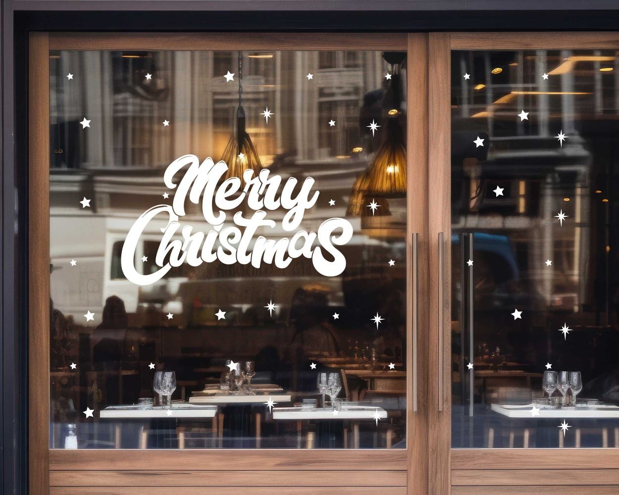 Best Merry Christmas Vinyl Glass Window Decals