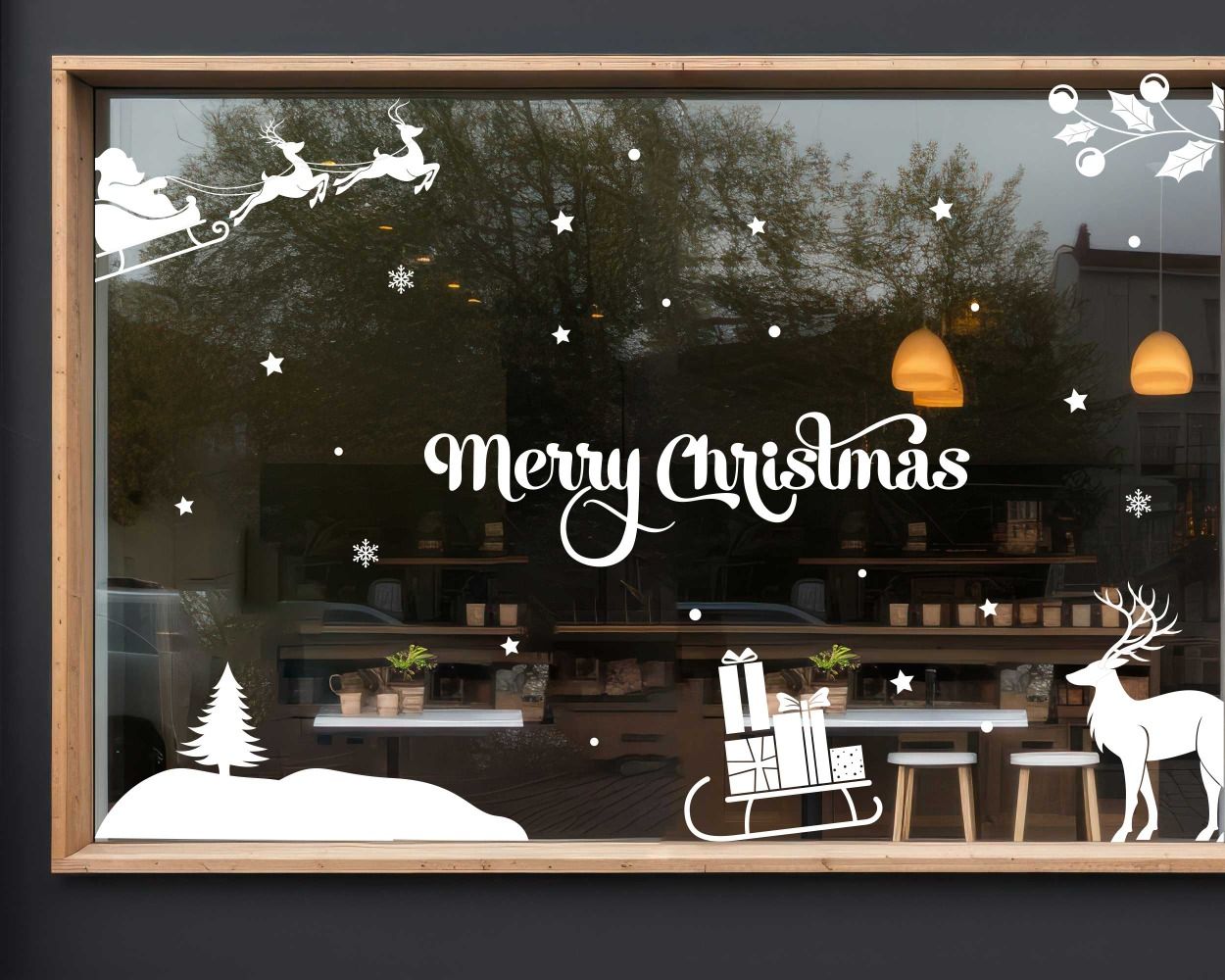 Best Merry Christmas Vinyl Decals For Glass Window Decoration