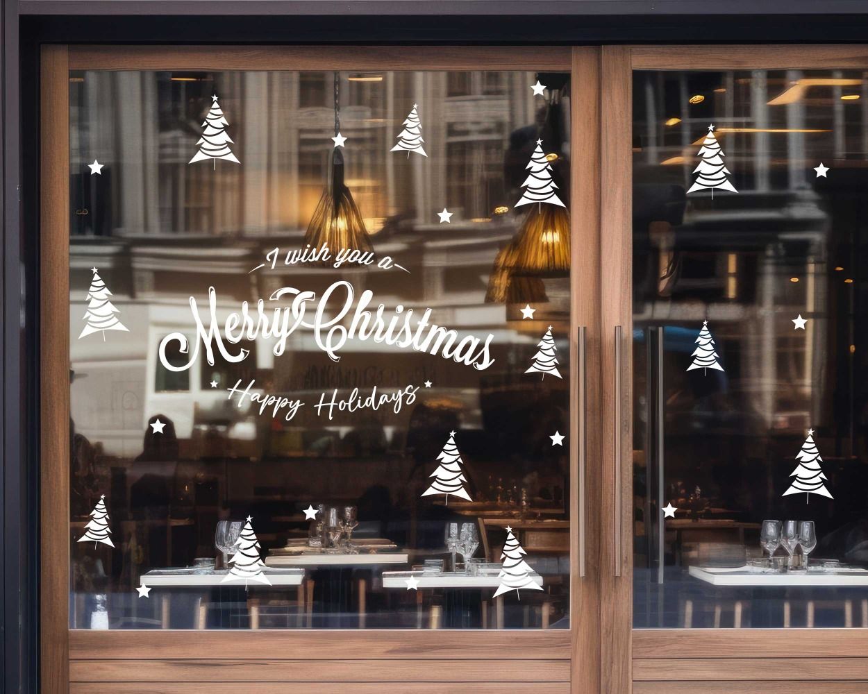  Best Merry Christmas Decals For Shop Window Decoration