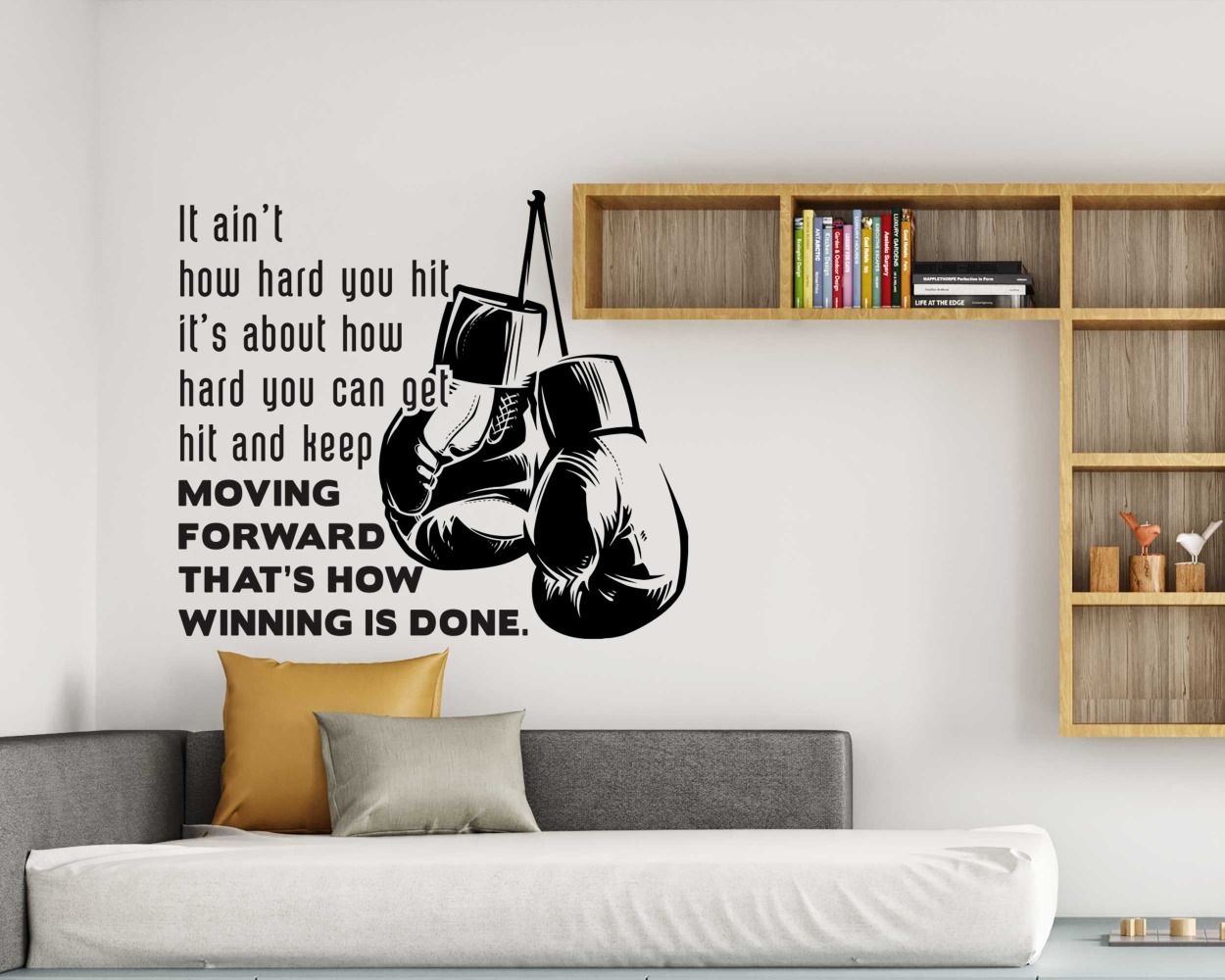 Motivational Quotes Sports Wall Stickers For Boy Room Decor