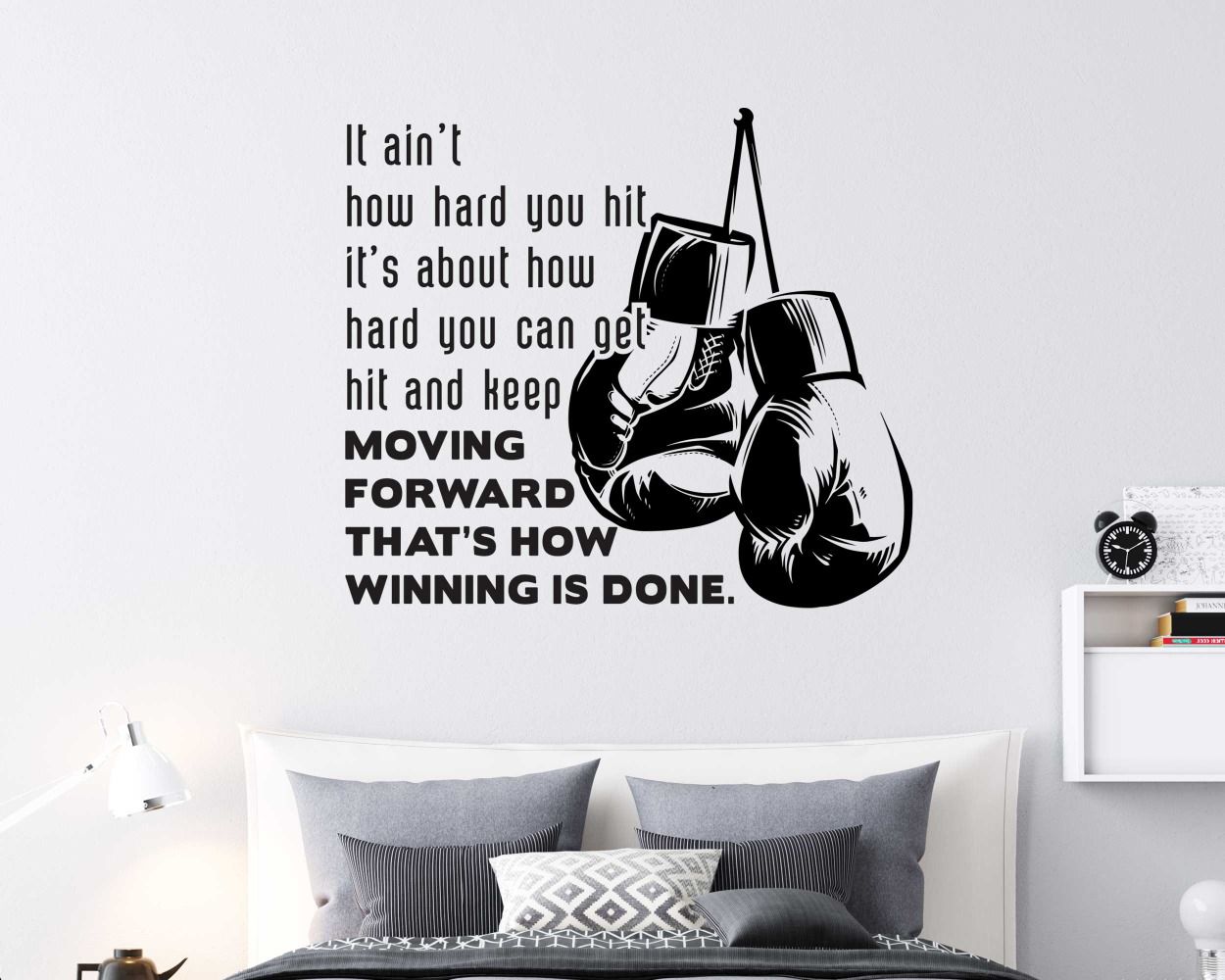 Best Motivational Quotes Sports Wall Stickers For Boy Room Decor