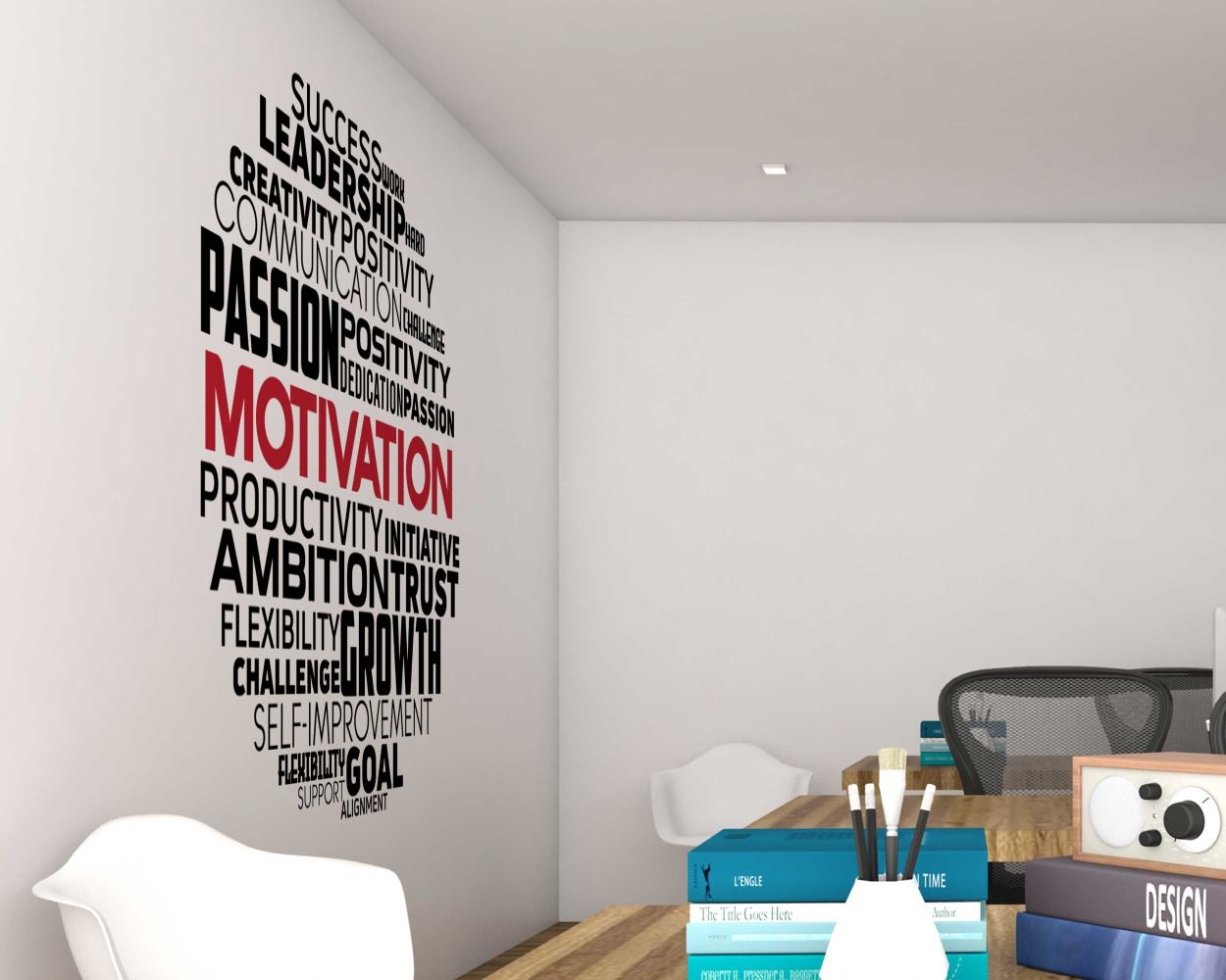 Best Motivational Quotes Vinyl Wall Stickers For Office Room Decoration 