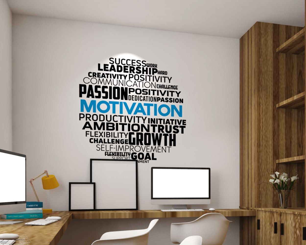 Best Motivational Quotes Vinyl Wall Decals For Office Room Decoration 