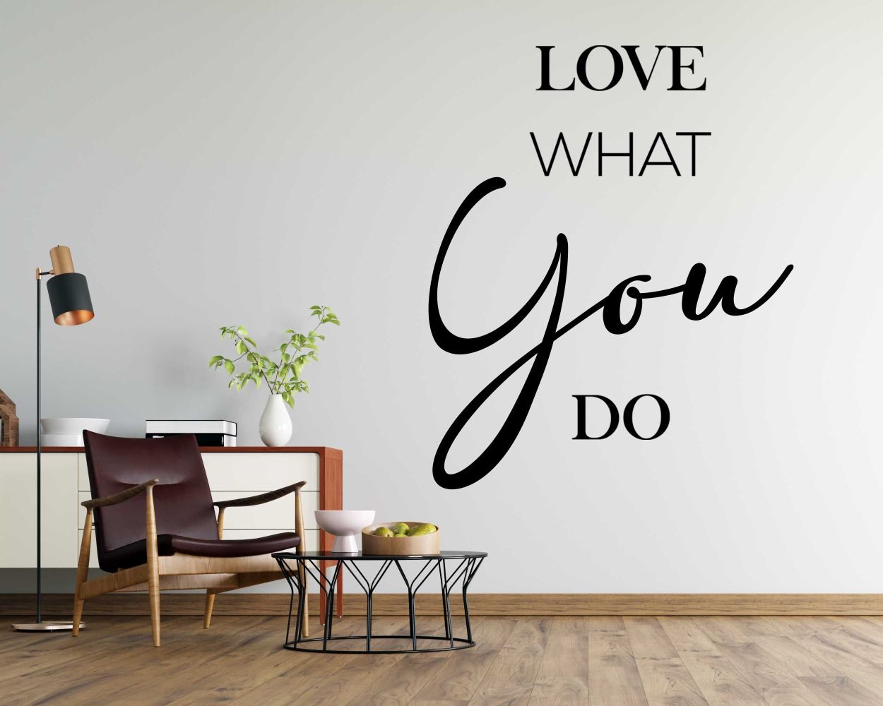 Love What You Do Best Motivational Quotes Wall Decals