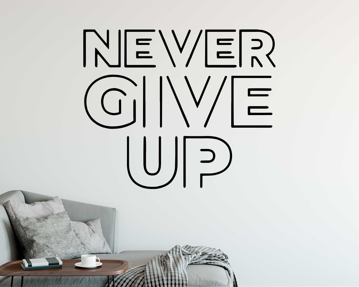 Best Never Give Up Motivational Vinyl Decals