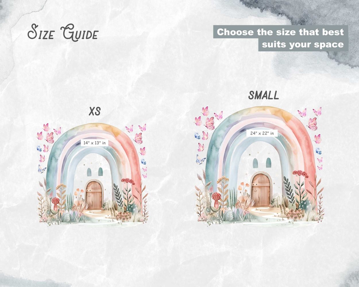 Best Beautiful Rainbow Vinyl Wall Stickers