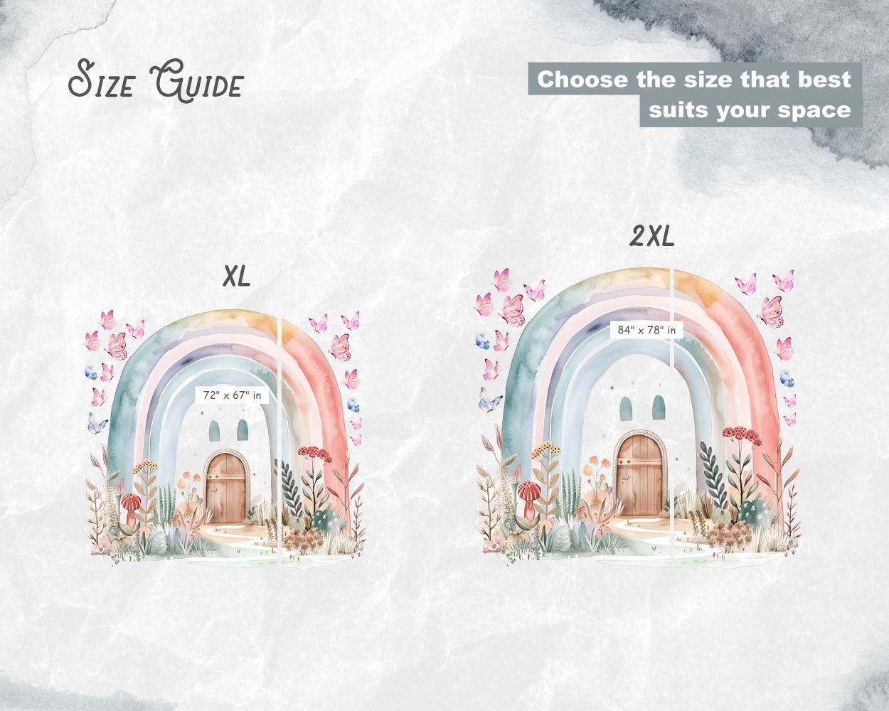 Best Beautiful Rainbow Wall Stickers For Nursery Decor