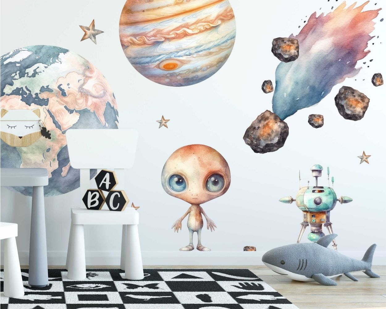 Best Beautiful Space Wall Stickers