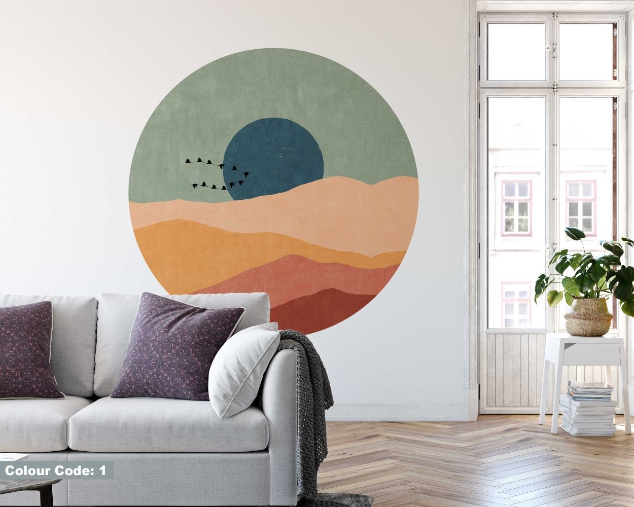 Best Sun Mountain Boho Vinyl Wall Decals