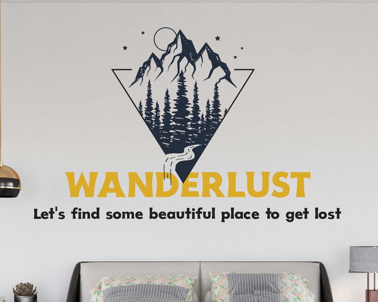 Best Wanderlust Motivational Quotes Wall Stickers 