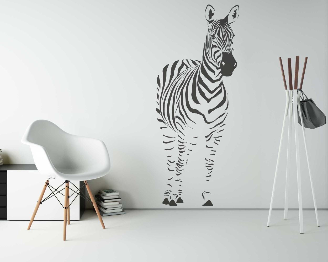 Zebra Safari Animal Wall Decals For Children Room Decoration