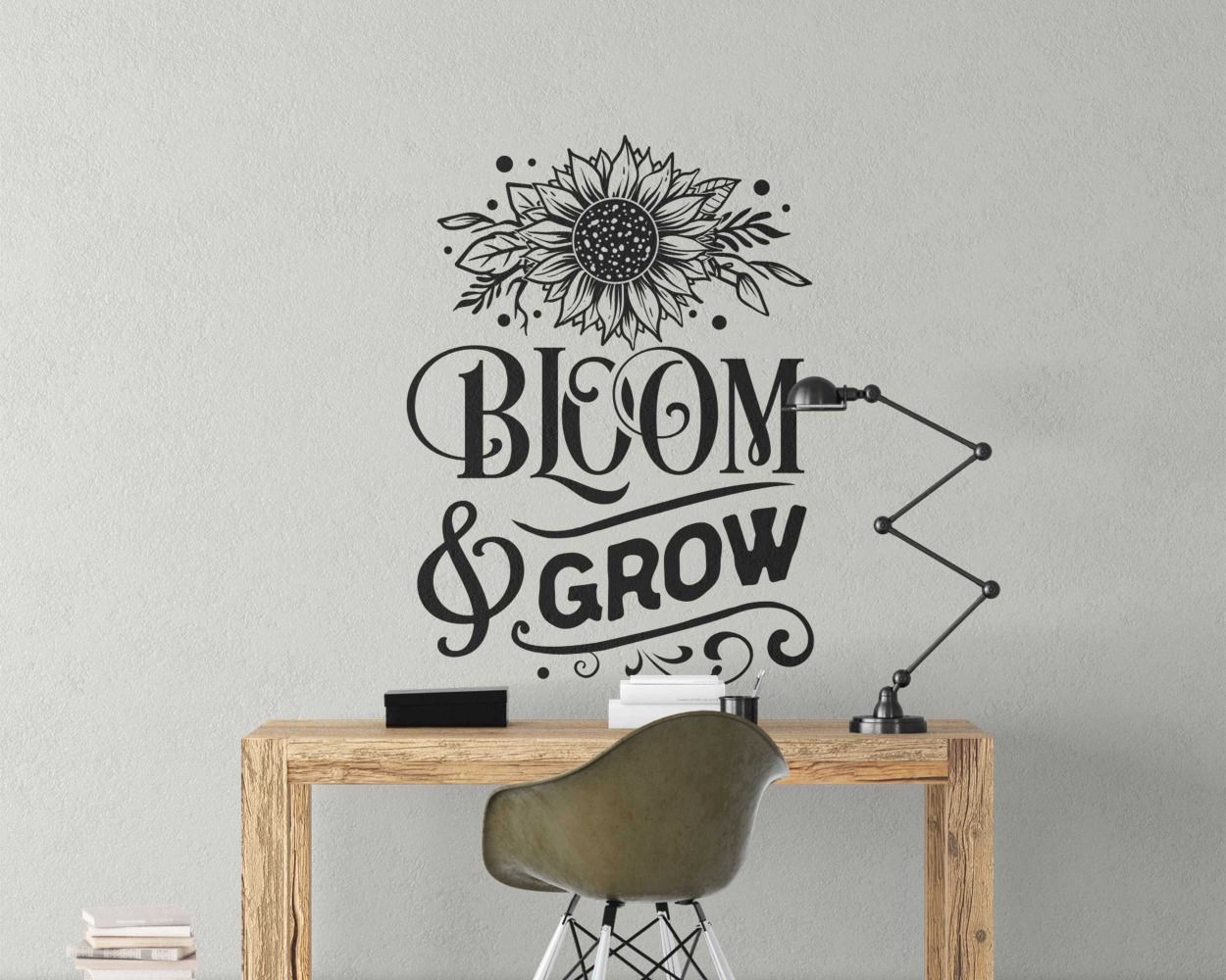Bloom And Grow With Beautiful Flower Wall Decals For Room Decor
