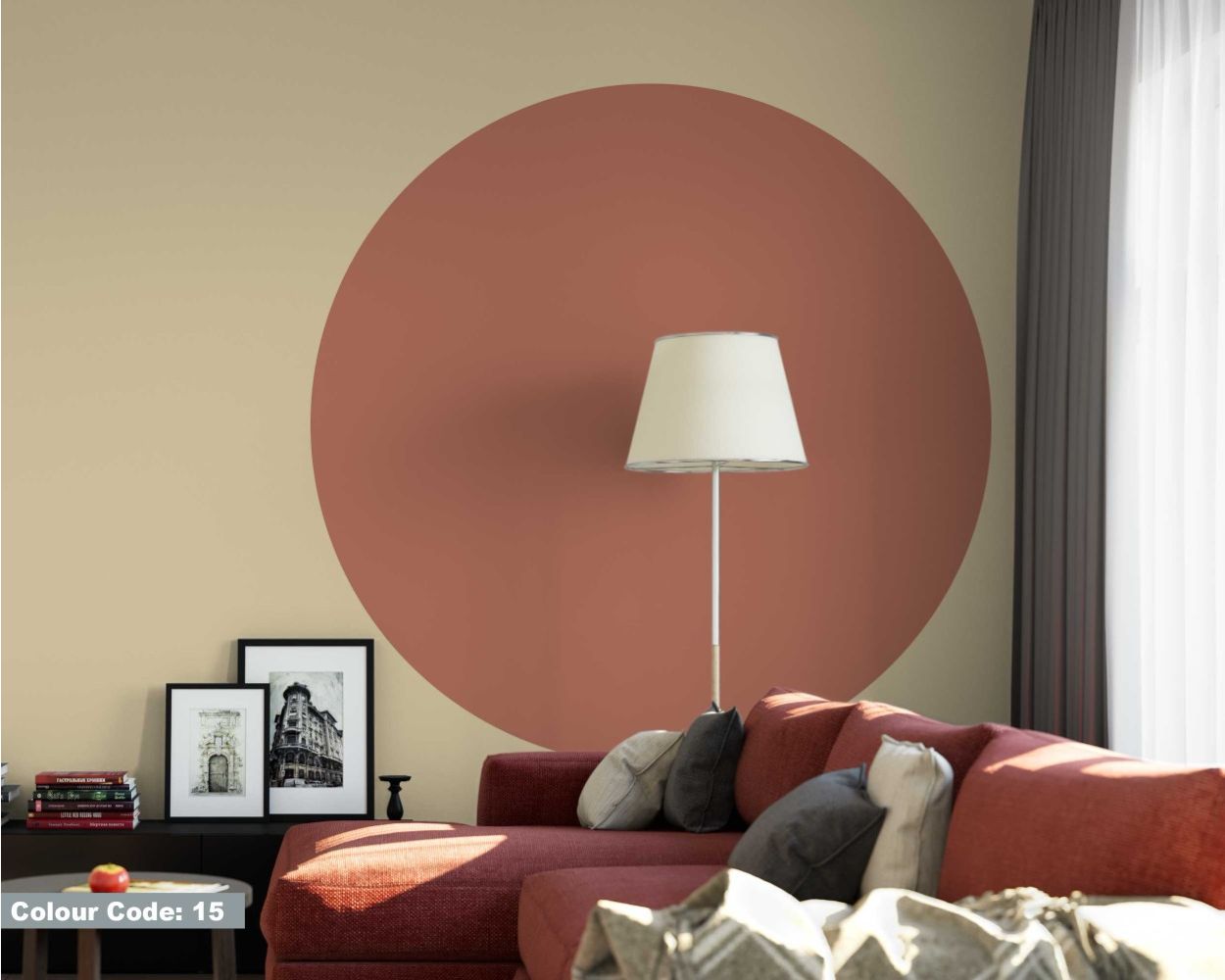Simple Boho Circle Vinyl Wall Stickers