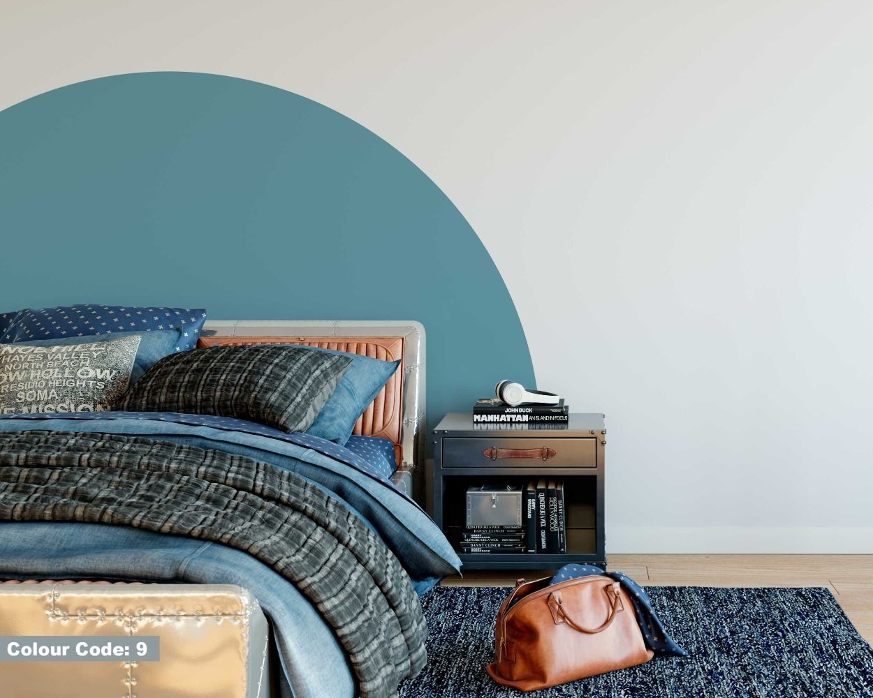 Best Boho Half Circle Vinyl Wall Decals For Bedroom Decor 