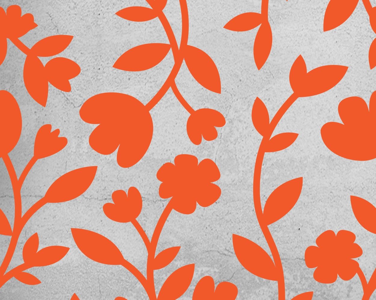 Floral Pattern Wall Stickers