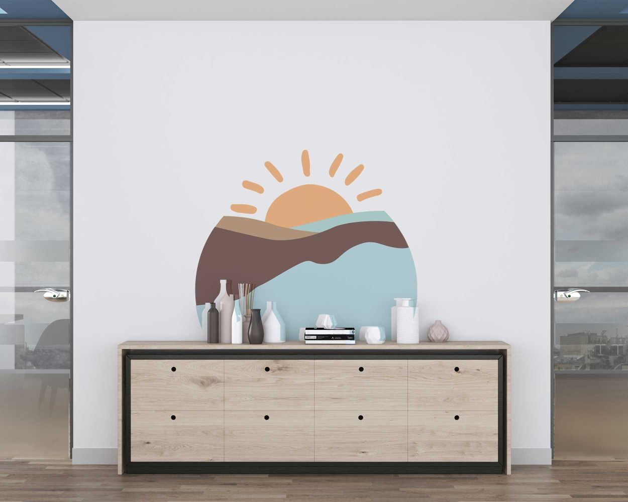 Best Abstract Boho Vinyl Wall Stickers