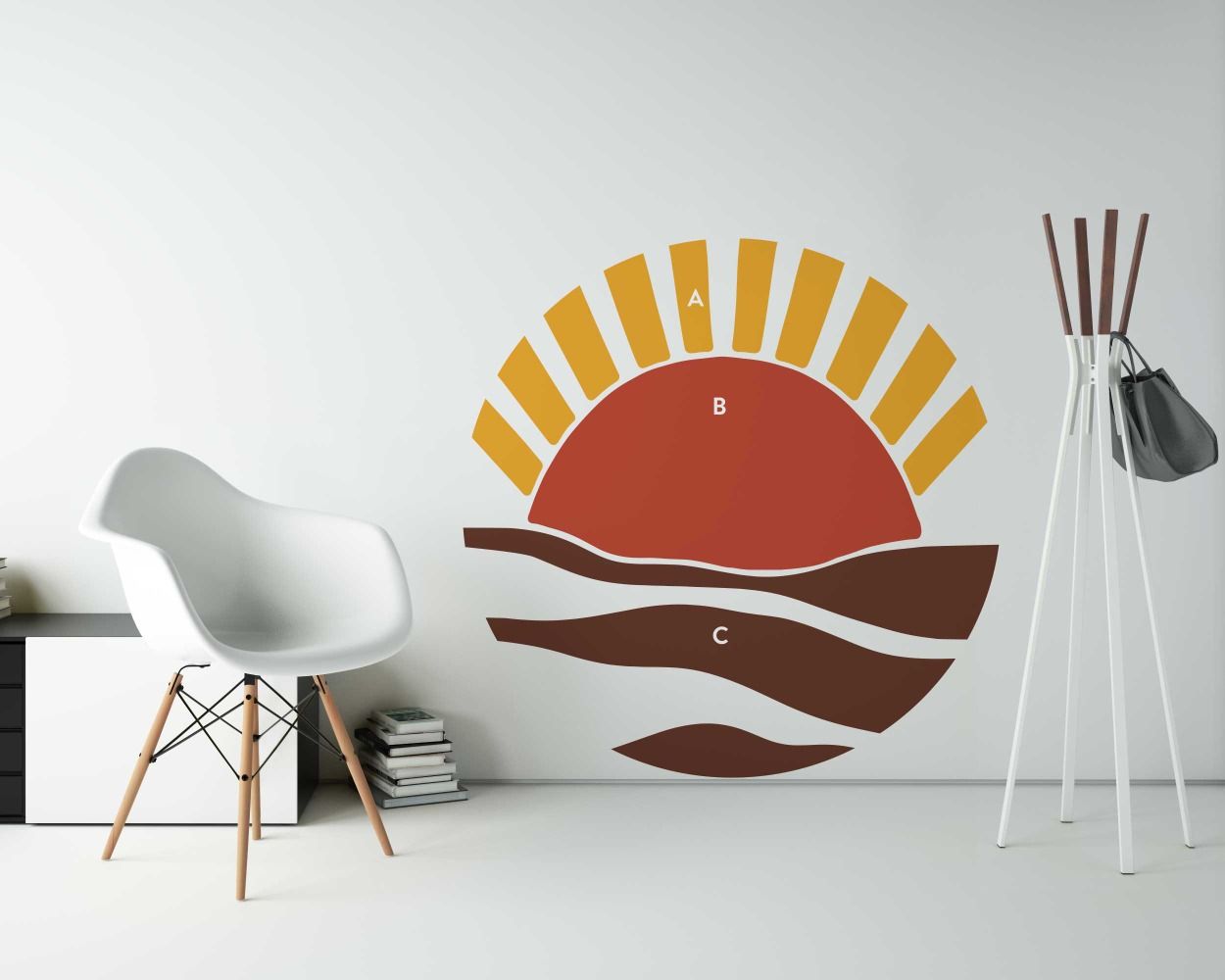 Boho Vinyl Wall Decals For Room Wall Decoration 
