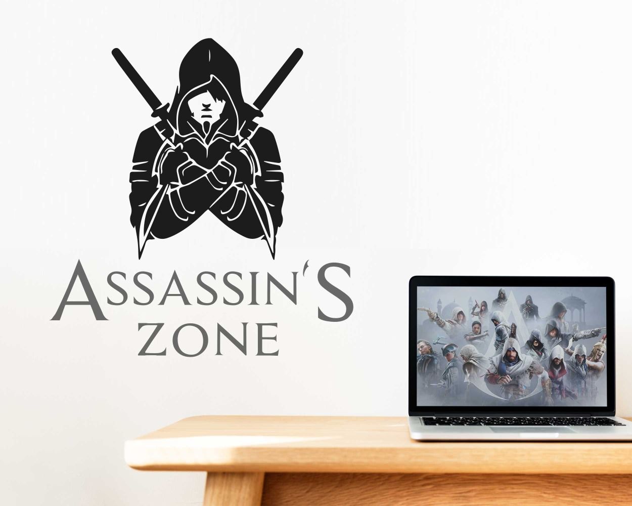 Assassin's Zone Wall Stickers for Boys Bedroom Wall Decoration
