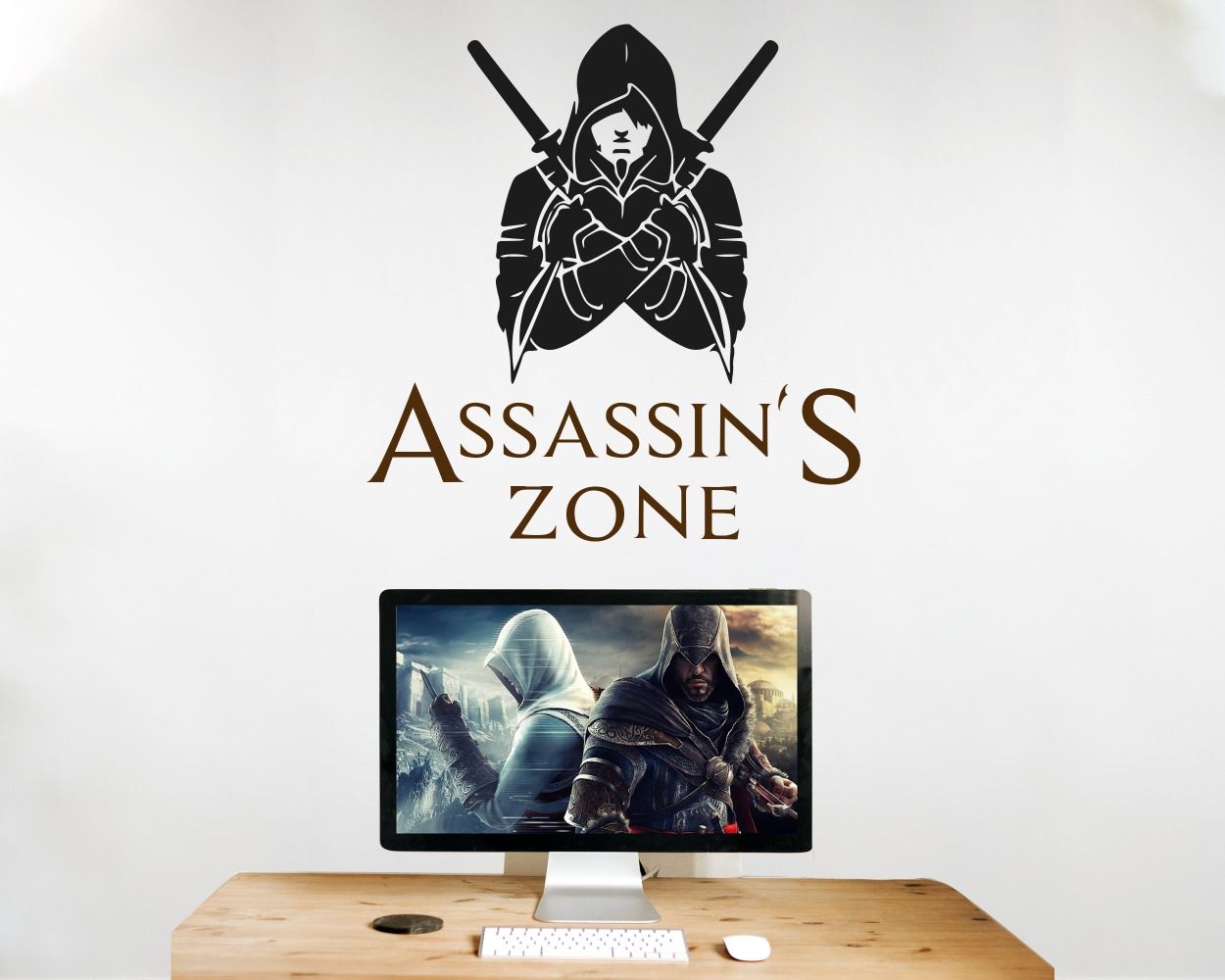 Assassin's Zone Wall Decals for Boys Bedroom Wall Decoration