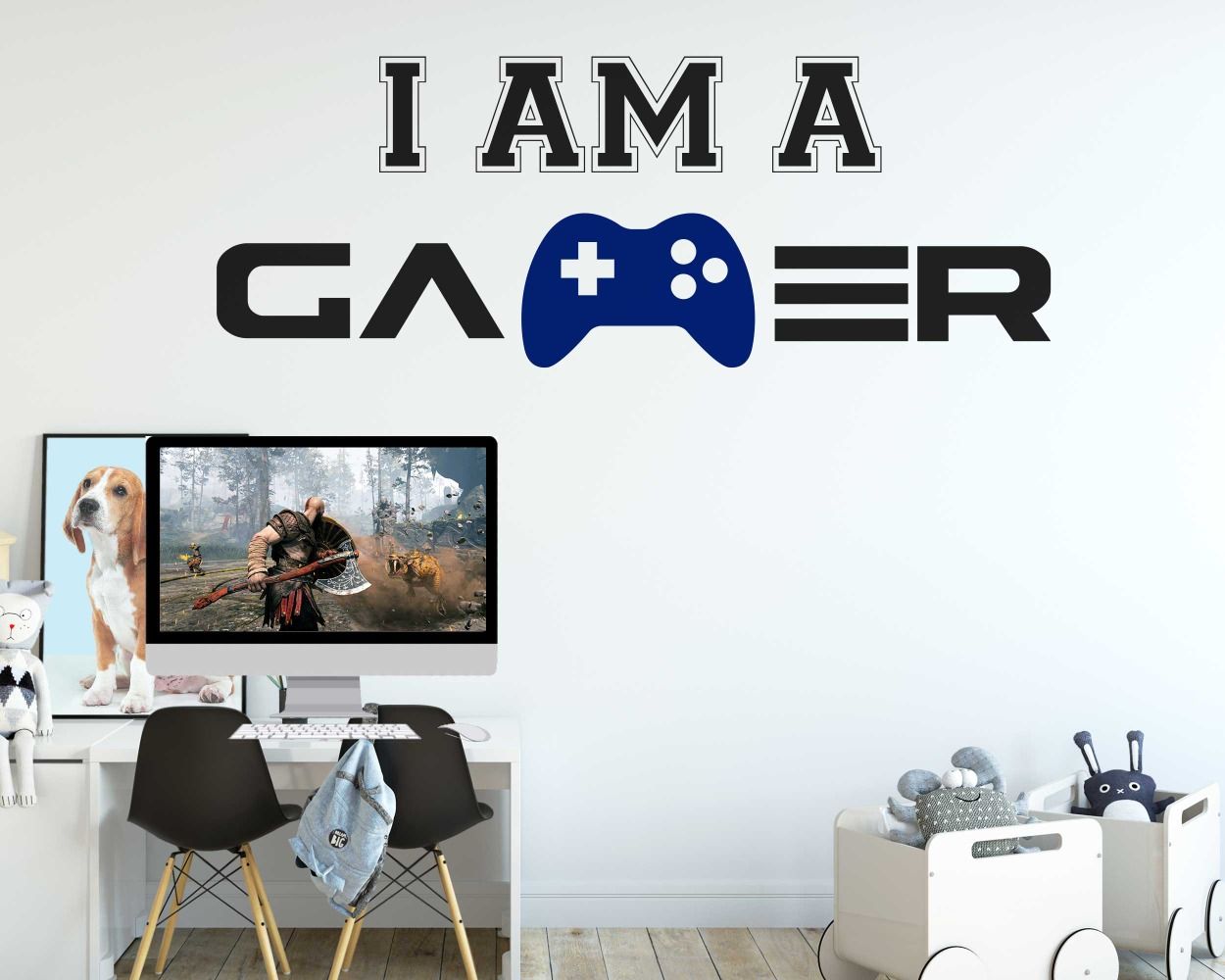 Gaming wall stickers for Boys gaming room wall decoration