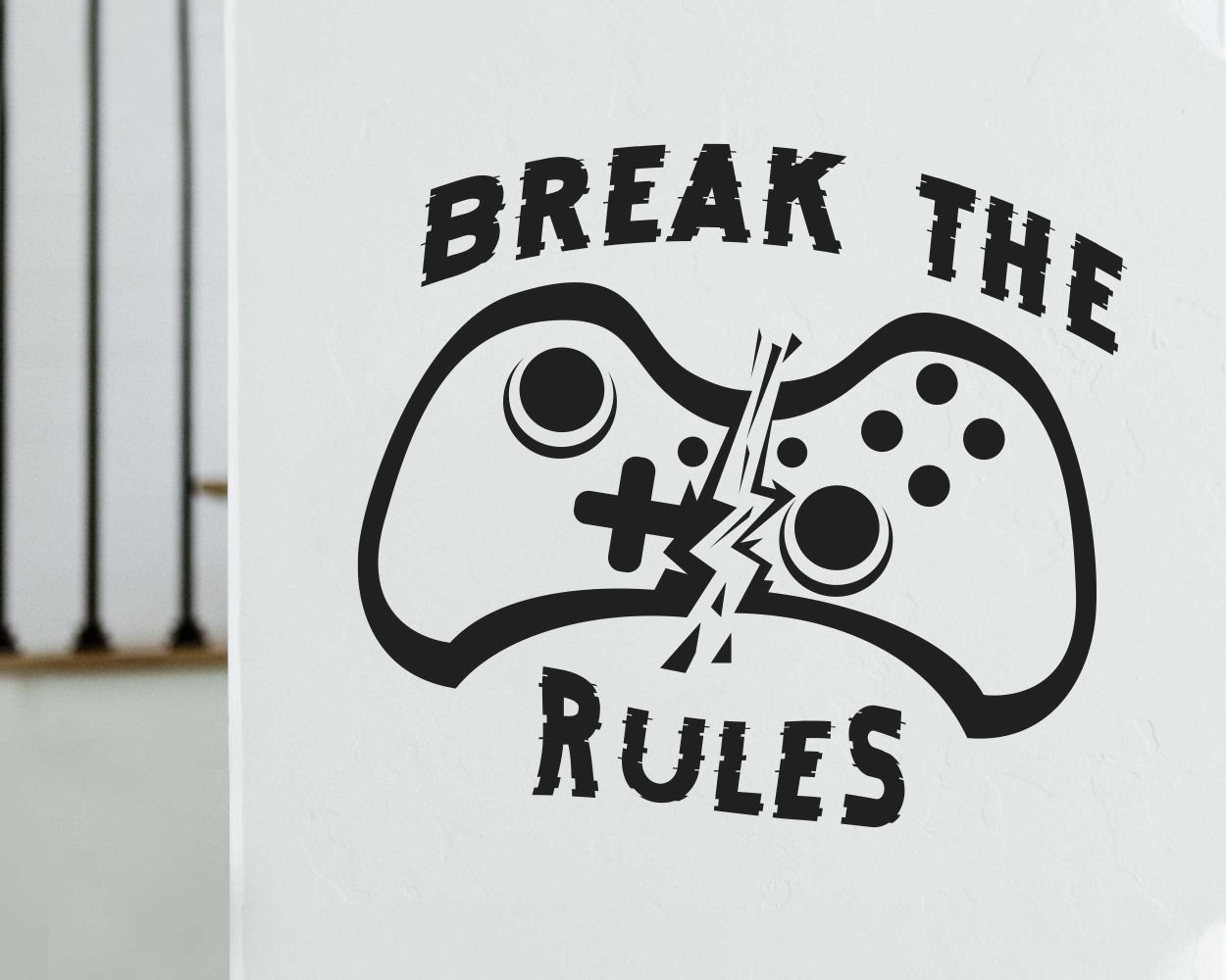 Gaming room wall decals