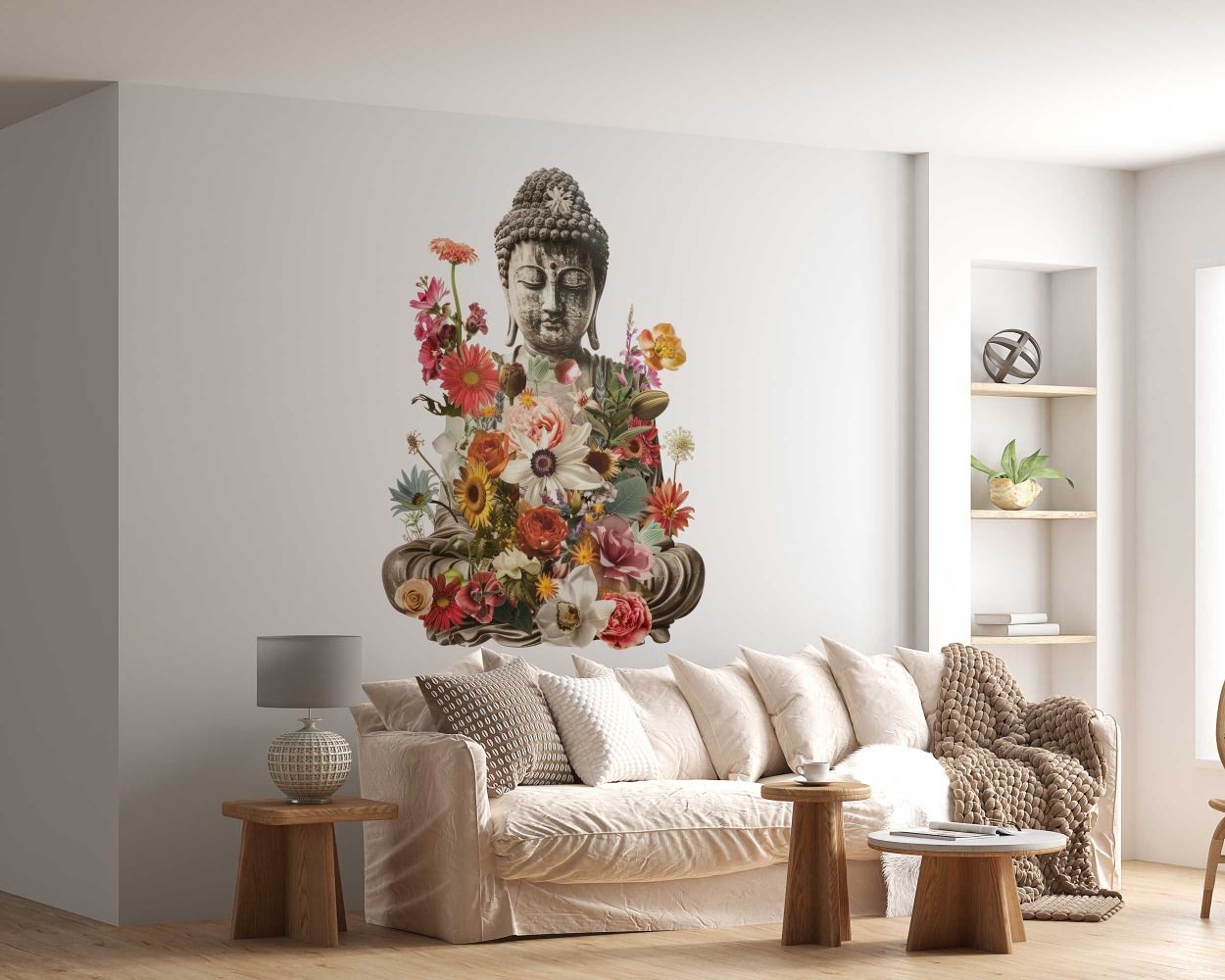 Beautiful Floral Wall Stickers 