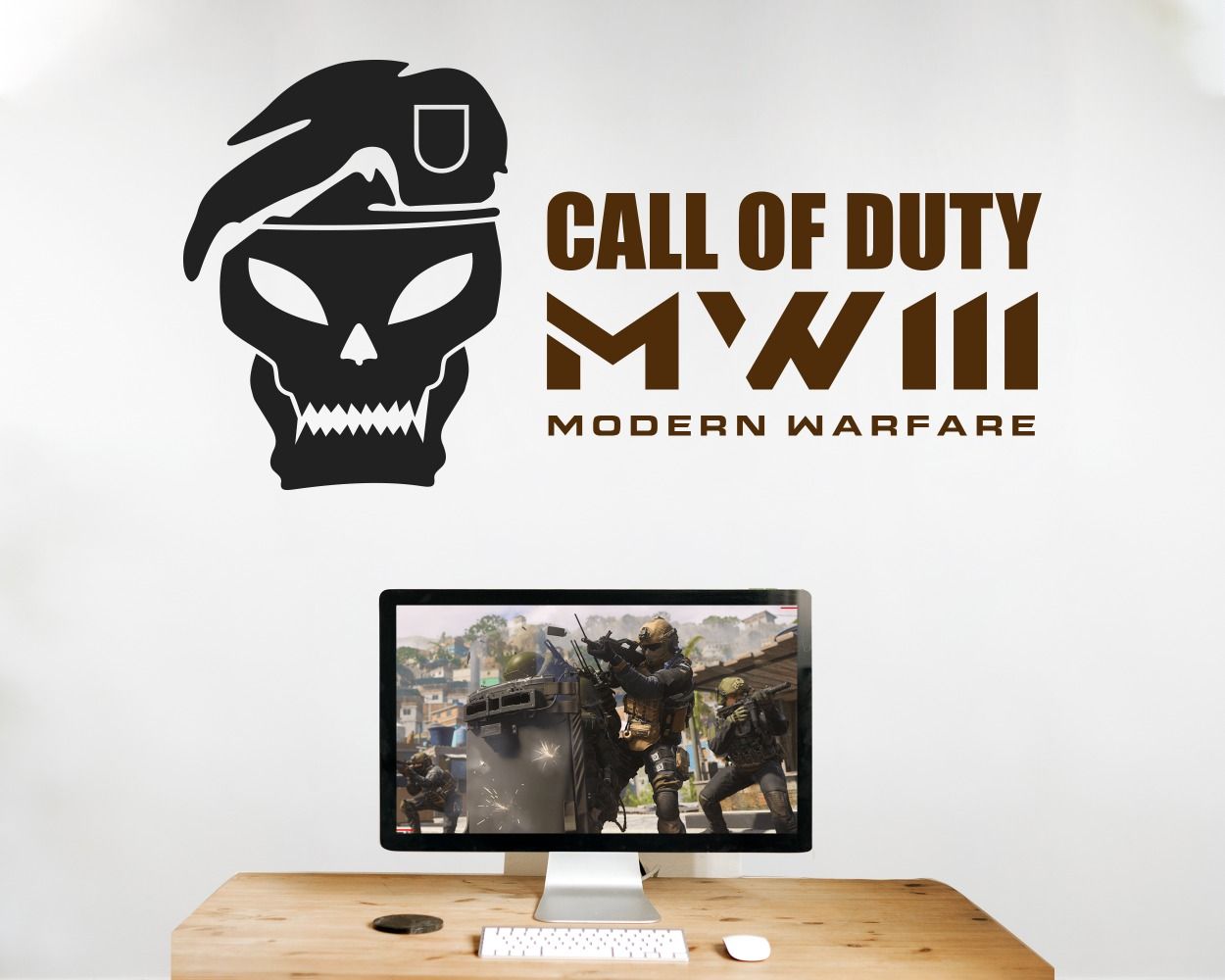 Call Of Duty Wall Stickers For Gaming Room Wall Decoration