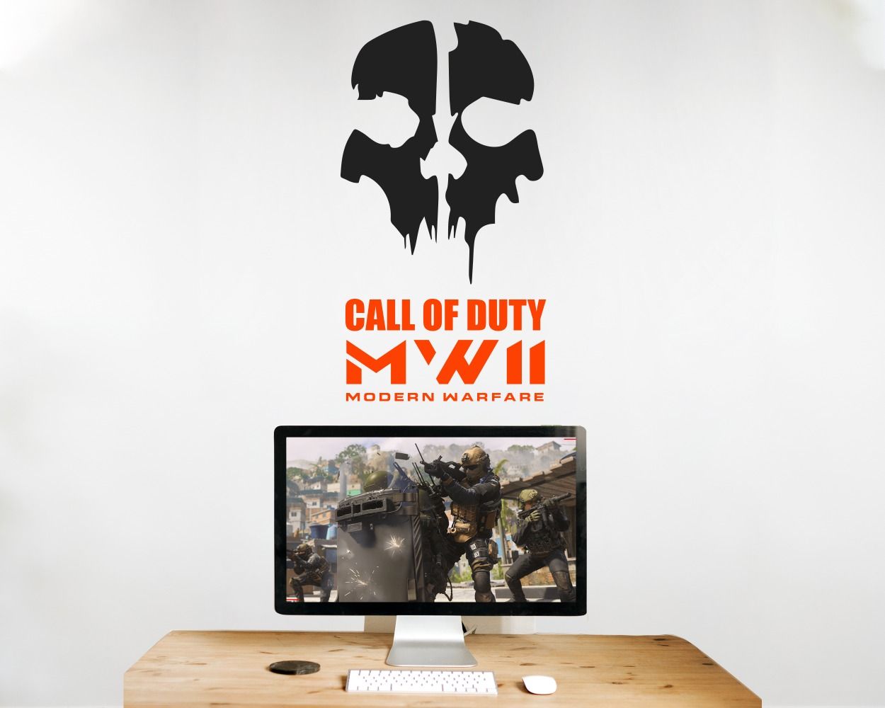 Call Of Duty Gaming Wall Decals For Boys Room Wall Decoration