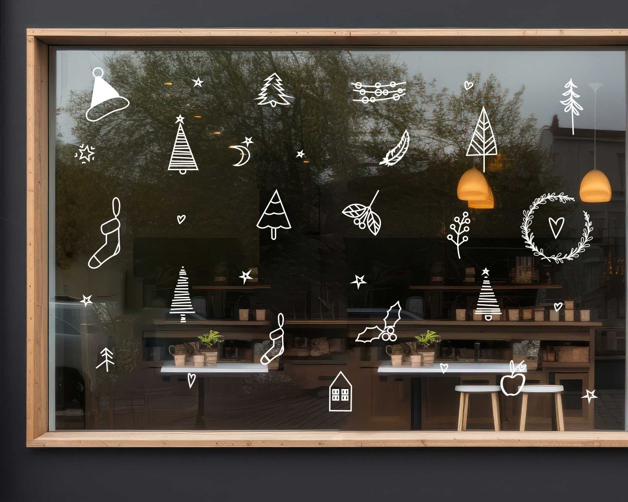 Best Christmas Vinyl Stickers For Window Glass Decoration