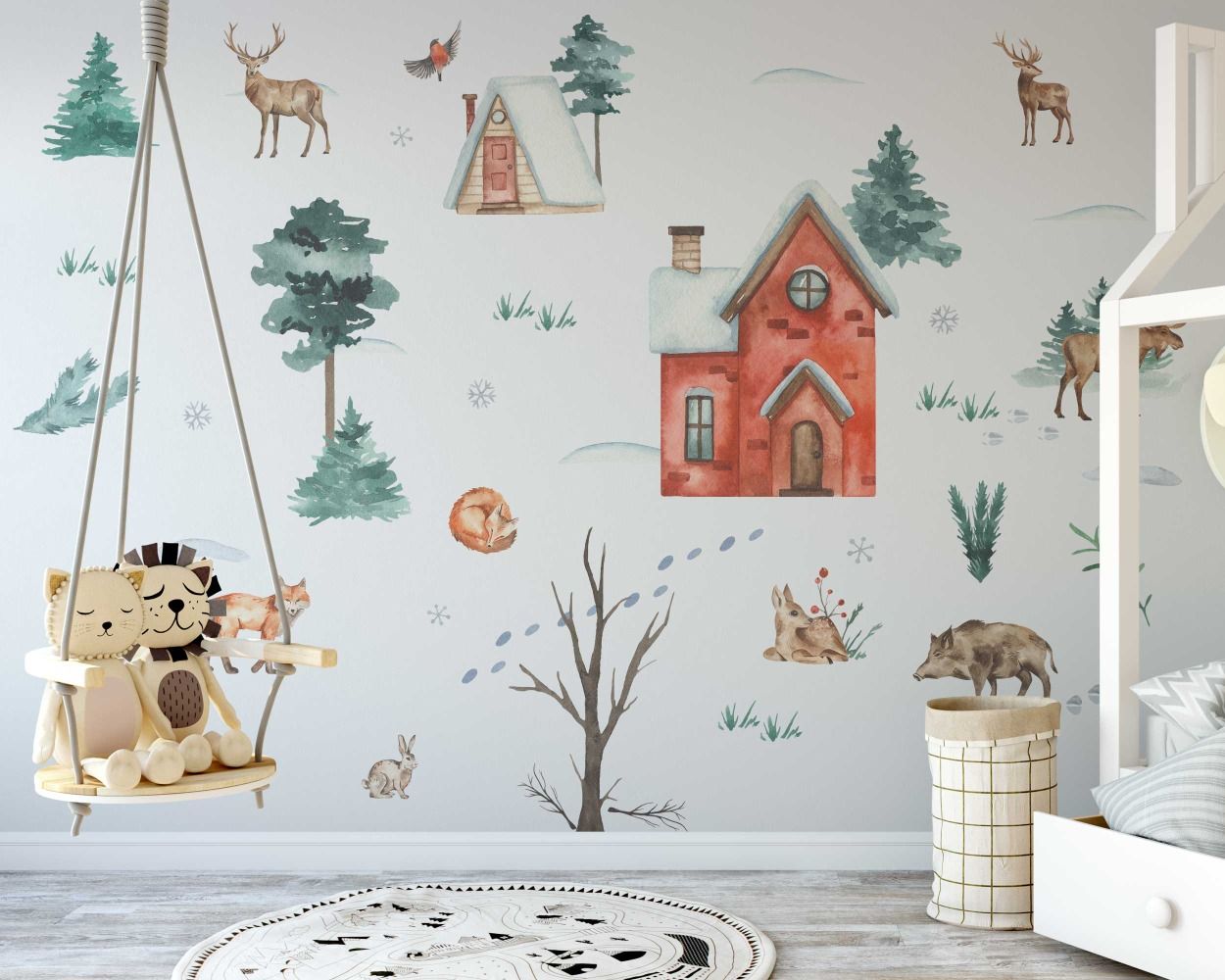 Christmas Reindeer Wall Stickers For Room Wall Decor