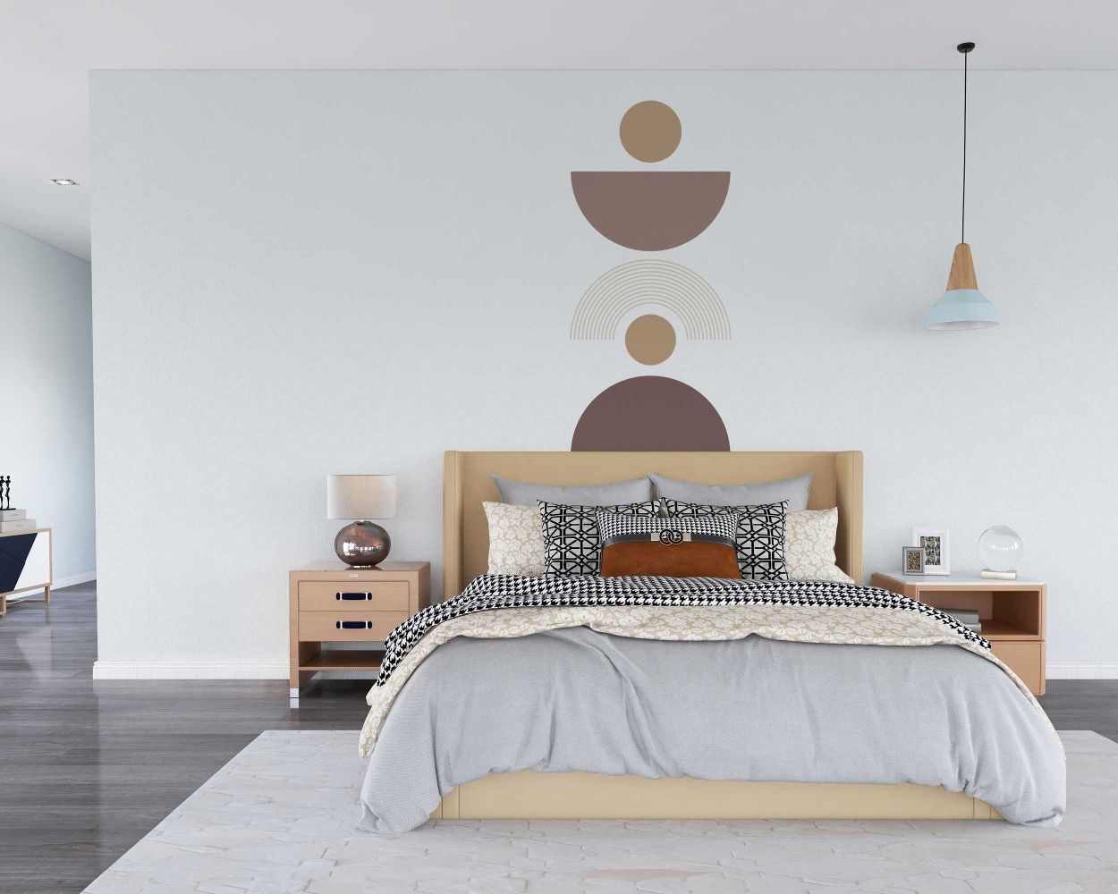 Circles And Half Circles Best Boho Wall Decals