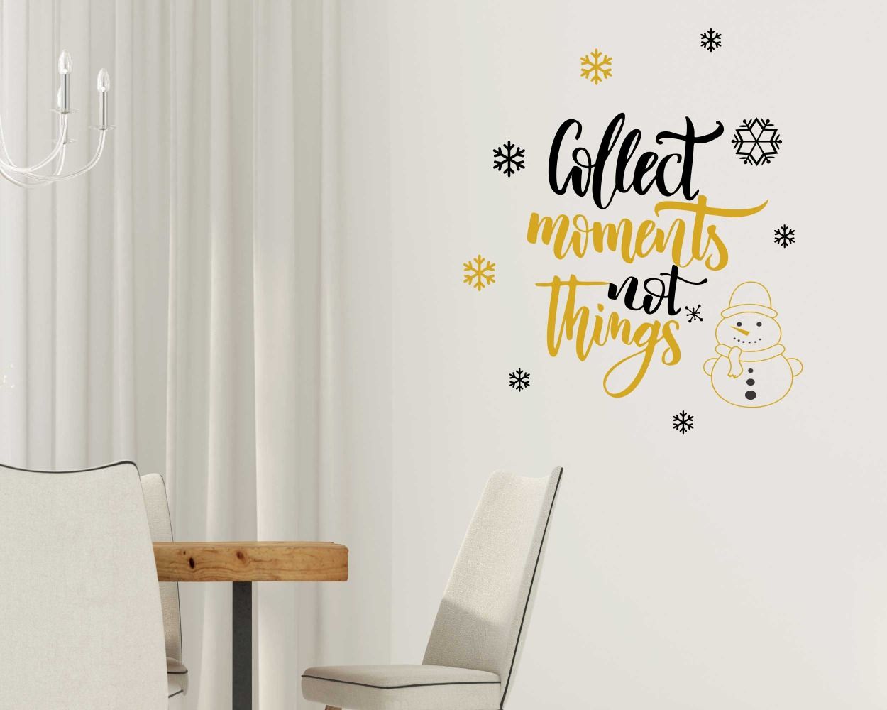 Collect Moments Not Things Wall Stickers For Bedroom Decoration