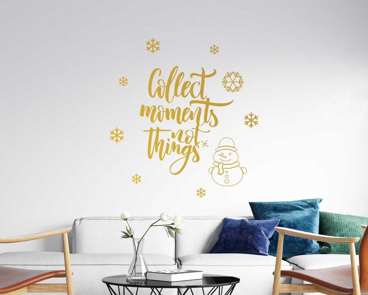 Collect Moments Not Things Wall Decals For Room Decoration