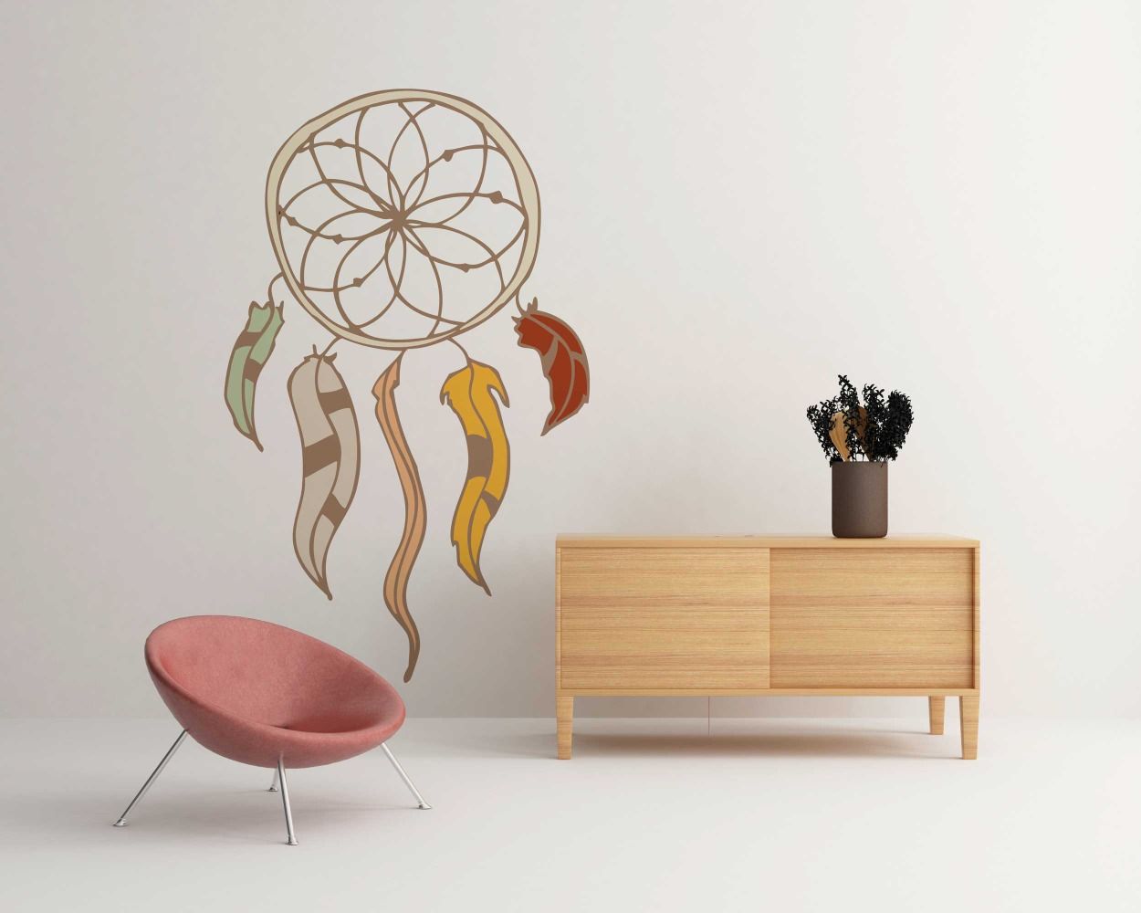 Best Beautiful Dream Catcher Boho Wall Decals for Living Kids Bedroom Decor