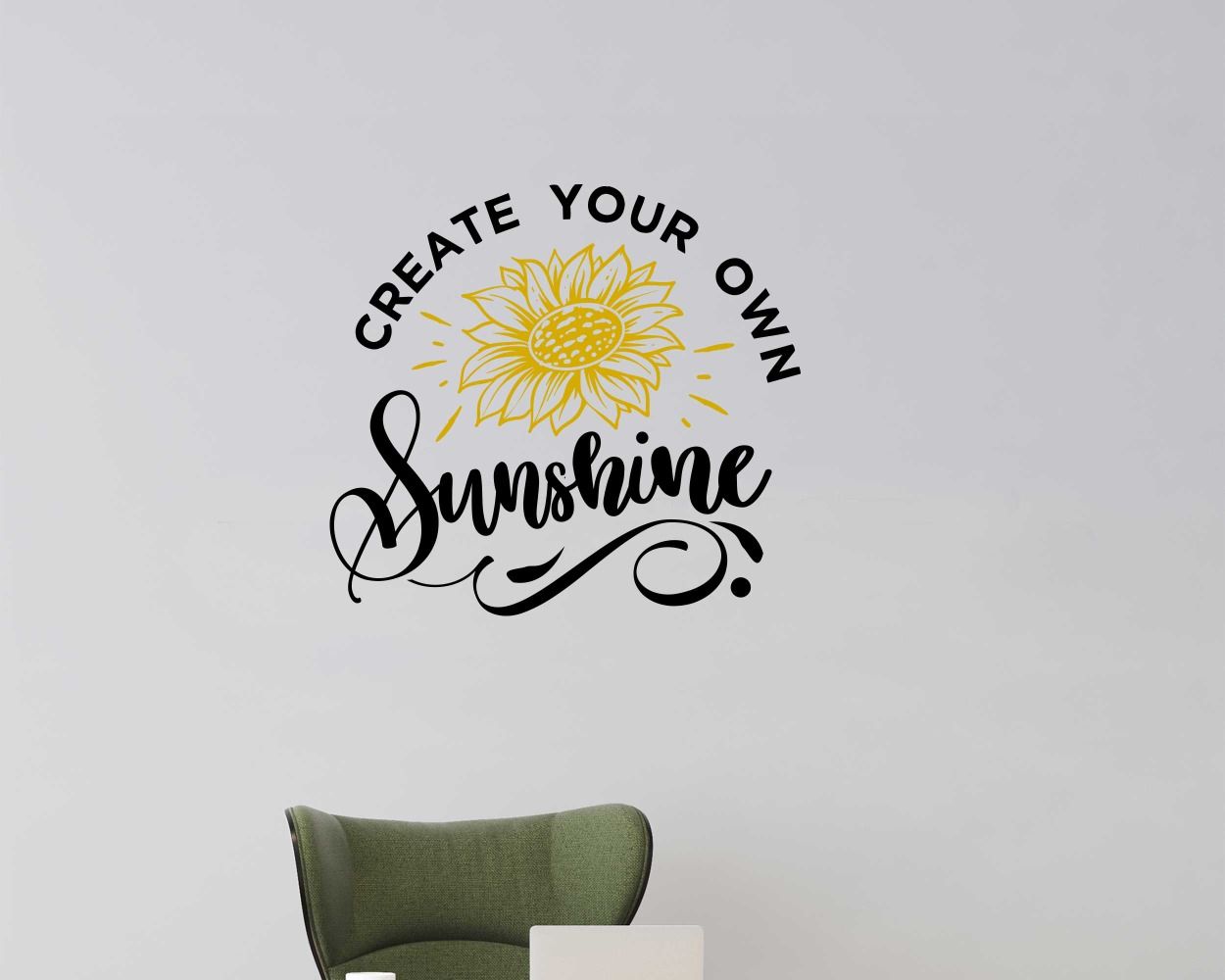 Create Your Own Sunshine Best Inspirational Quotes Vinyl Stickers