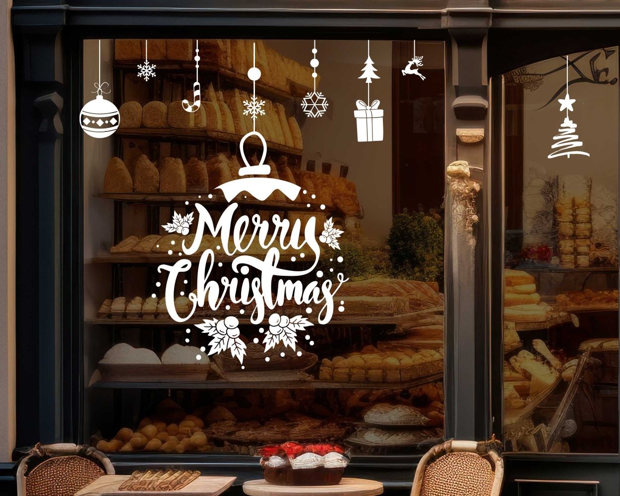 Best Creative Merry Christmas decals For Window Decoration 