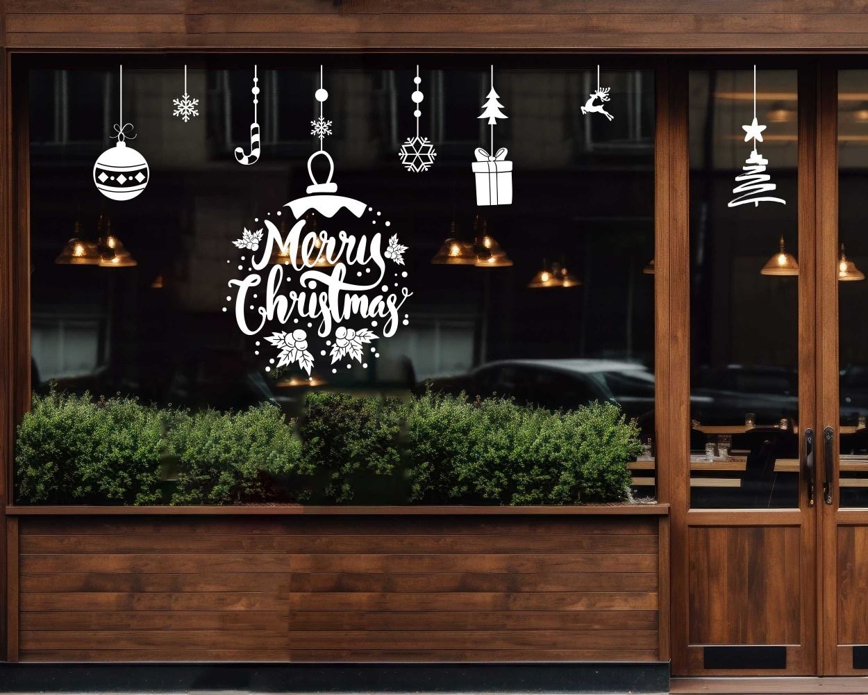 Creative Merry Christmas Stickers For Window Decoration 