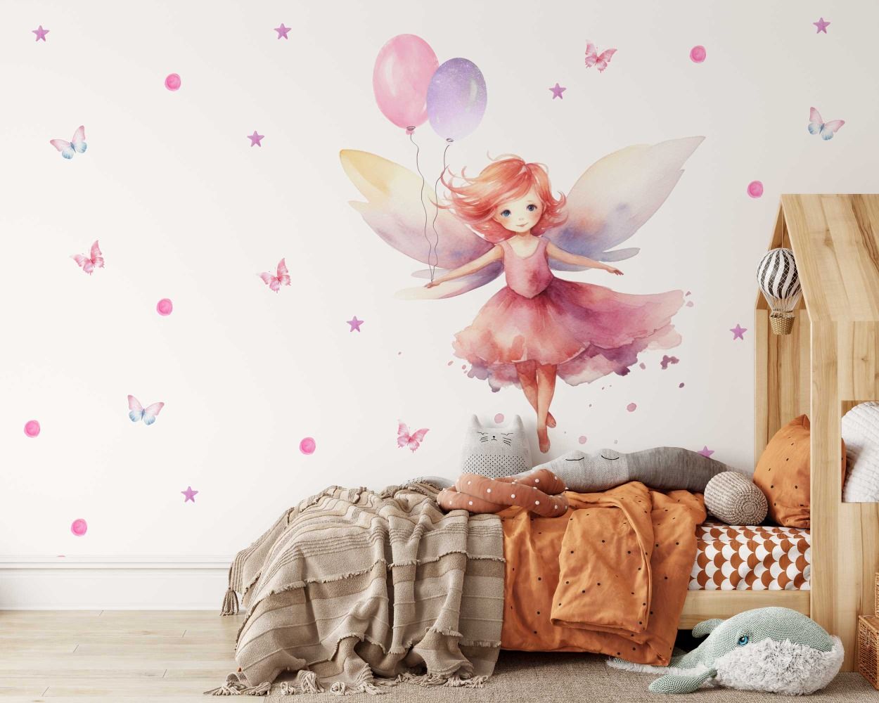 Cute Fairy Girl Wall Stickers