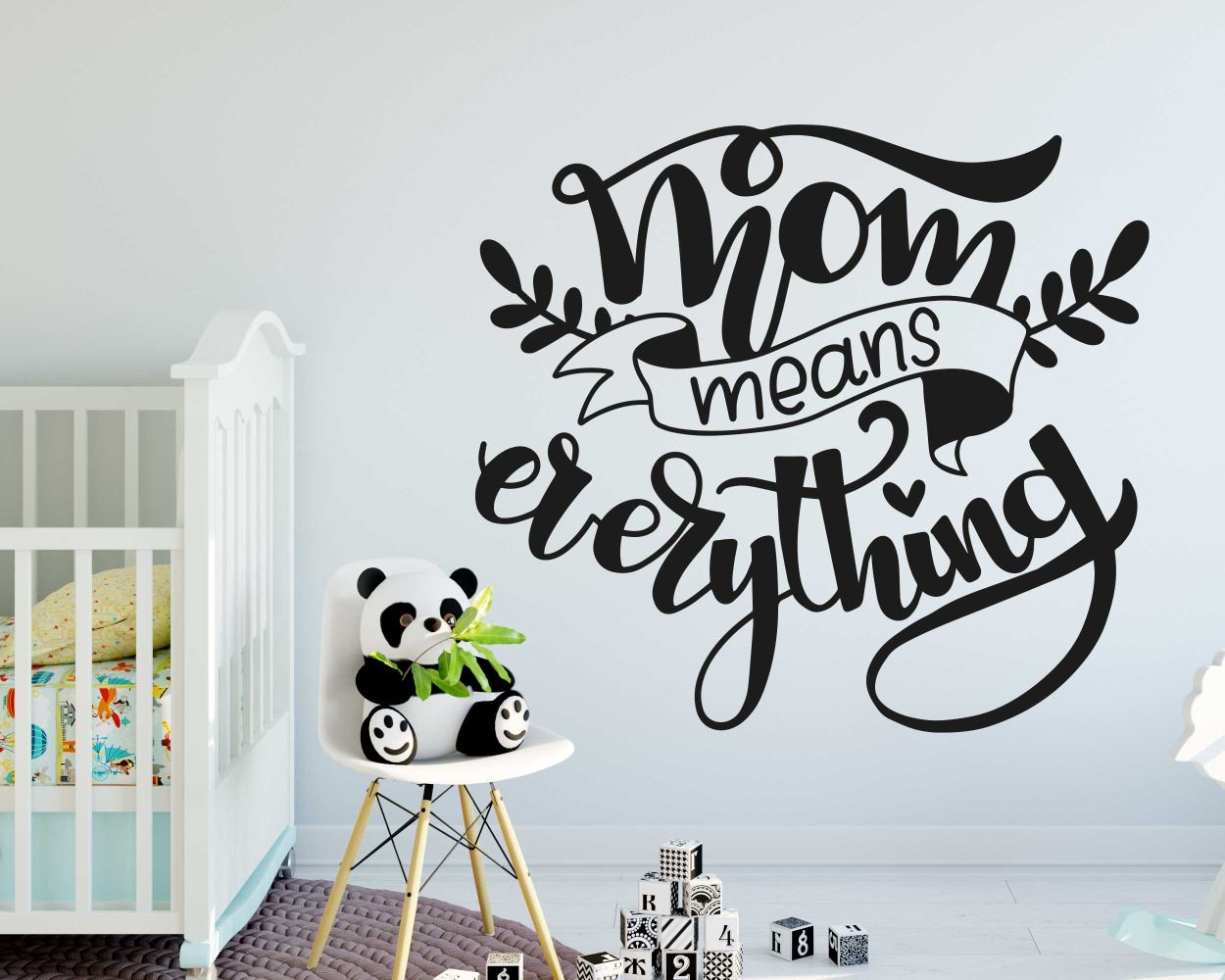 Embrace The Essence Of Home With 'mom Means Everything' Quotes Wall Decals