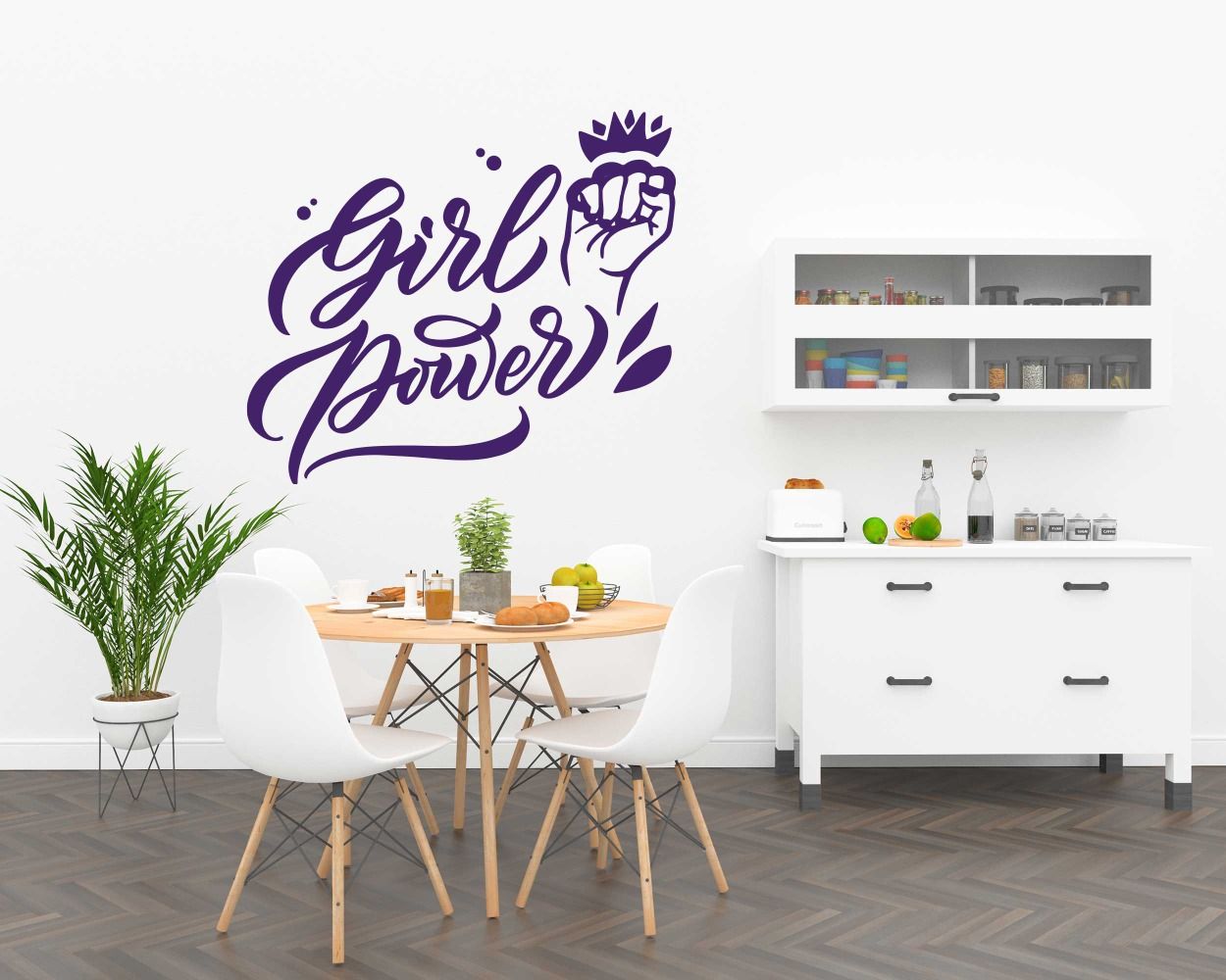 Empower Your Space with 'Girl Power' Quotes Wall Stickers