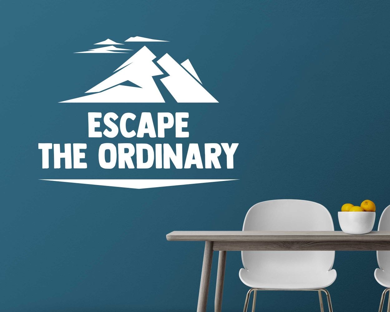 Escape The Ordinary Motivational Quotes Wall Stickers For Room Wall Decoration