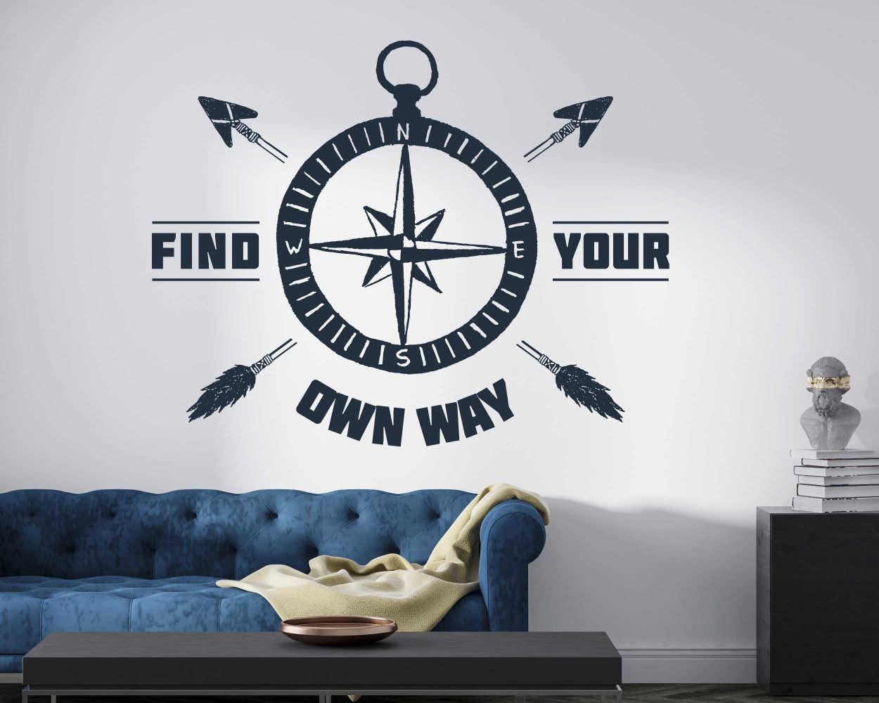 Find Your Own Way Best Motivational Quotes Wall Decals