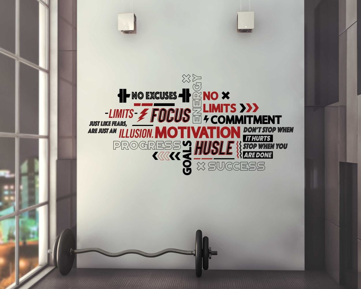 fitness wall art